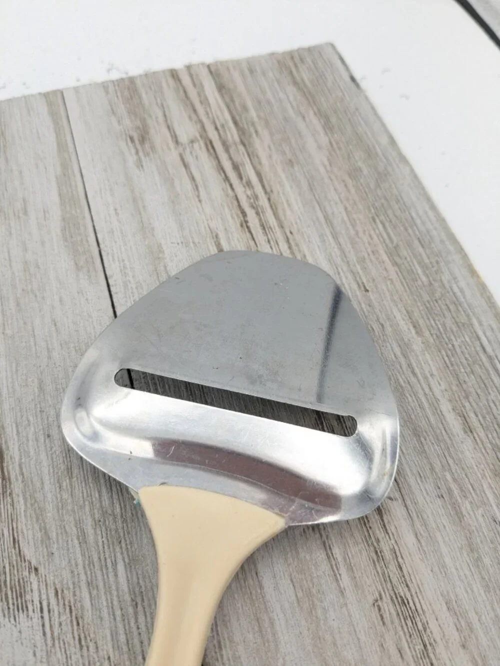 Cheese Slicer Planer Server Plane Stainless Steel Yellow Handle 9 3/4